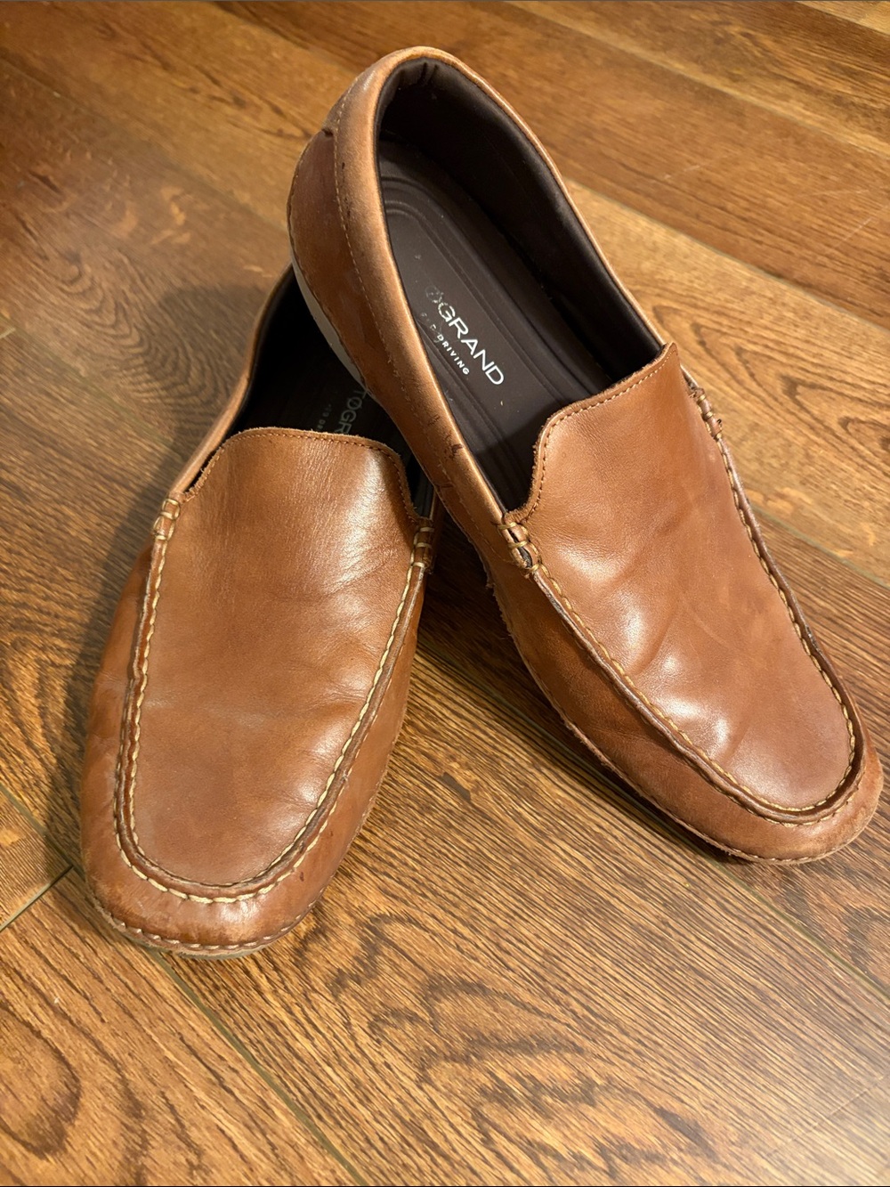 Men's Cole Haan Motogrand Leather Slip-On Driving Loafers